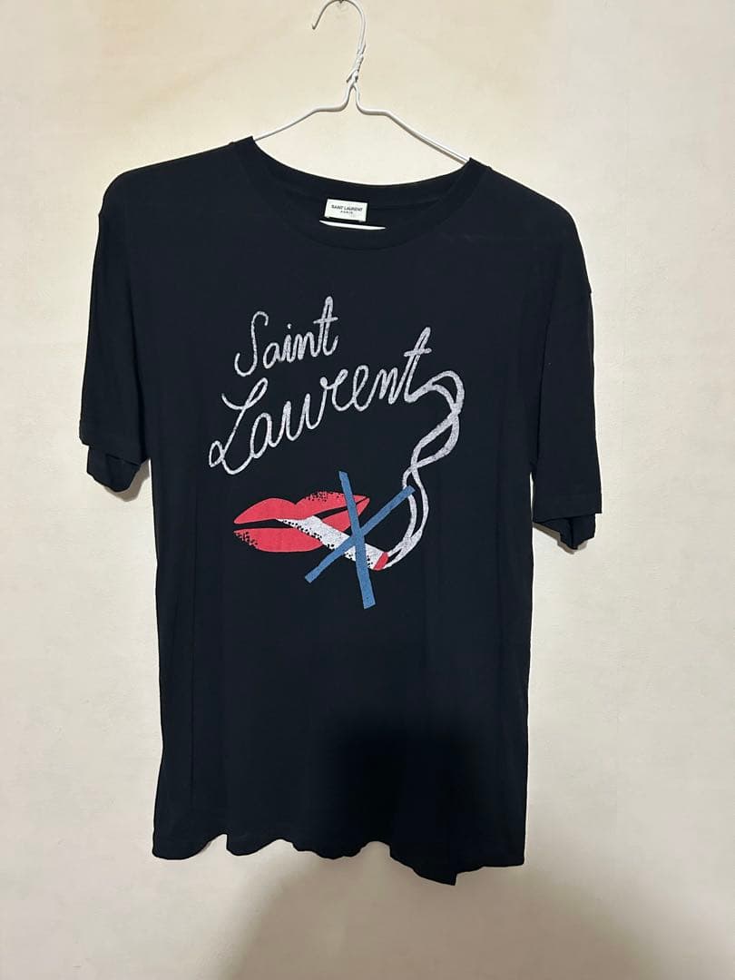 saint laurent サンローラン ノースモーキングTシャツ 希少Sサイズ