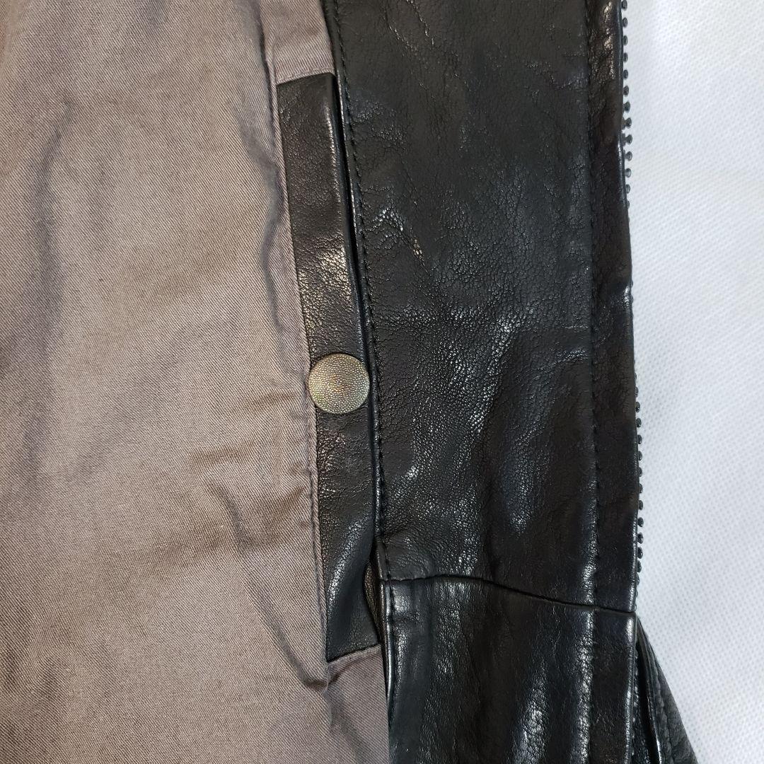 DIESEL ディーゼル レザーライダースジャケット 2way Mサイズ