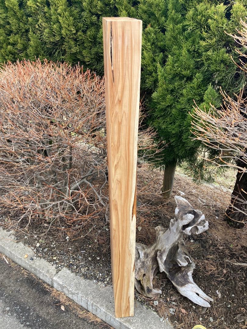 乾燥済み　北海道　イチイ　オンコ　一位　材料　106×20×7cm