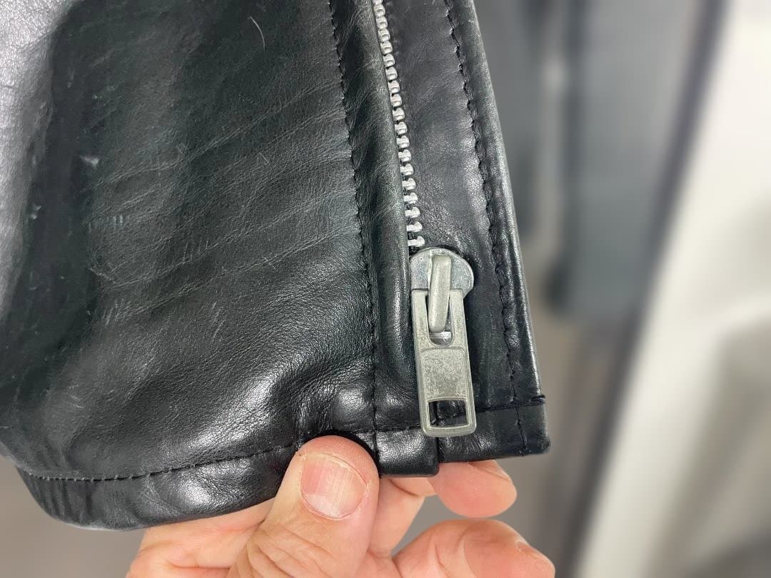 Schott シングルライダース ブラックレザージャケット