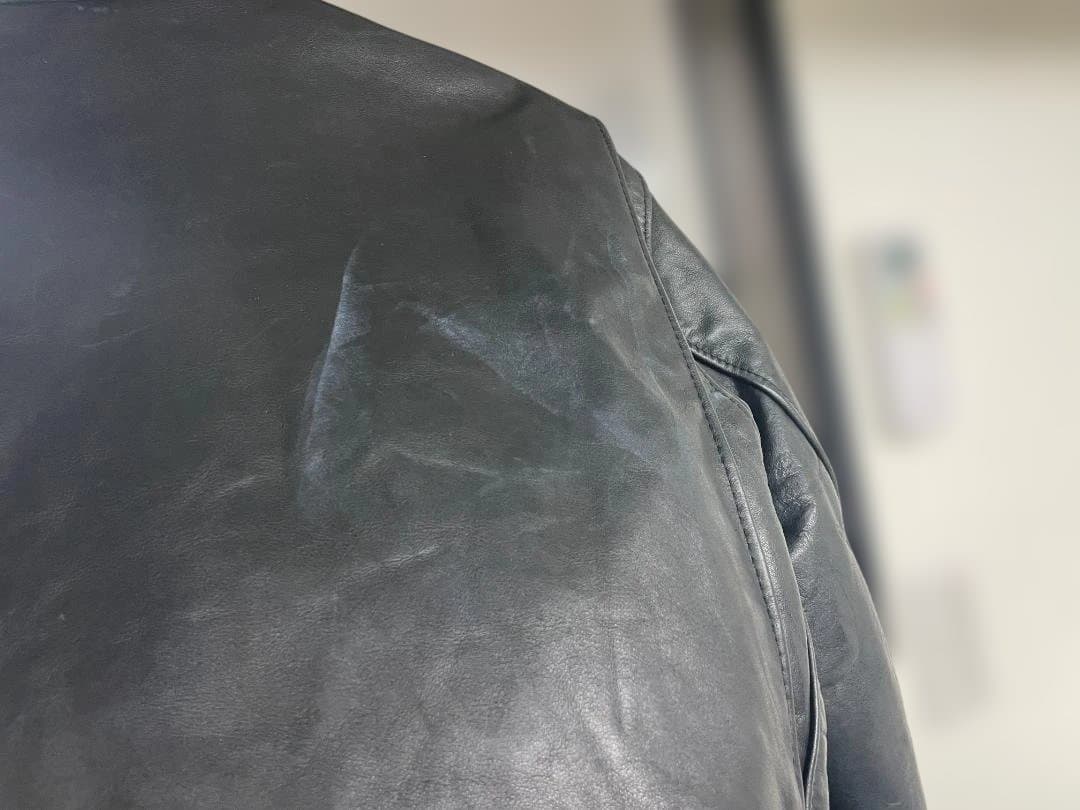 Schott シングルライダース ブラックレザージャケット