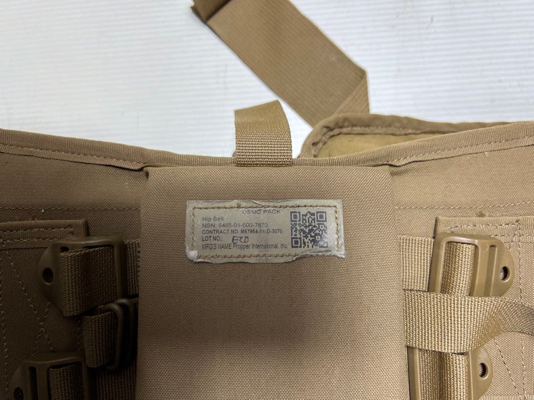 Us Miliary Usmc Filbe Molleパックヒップベルトコヨーテ
