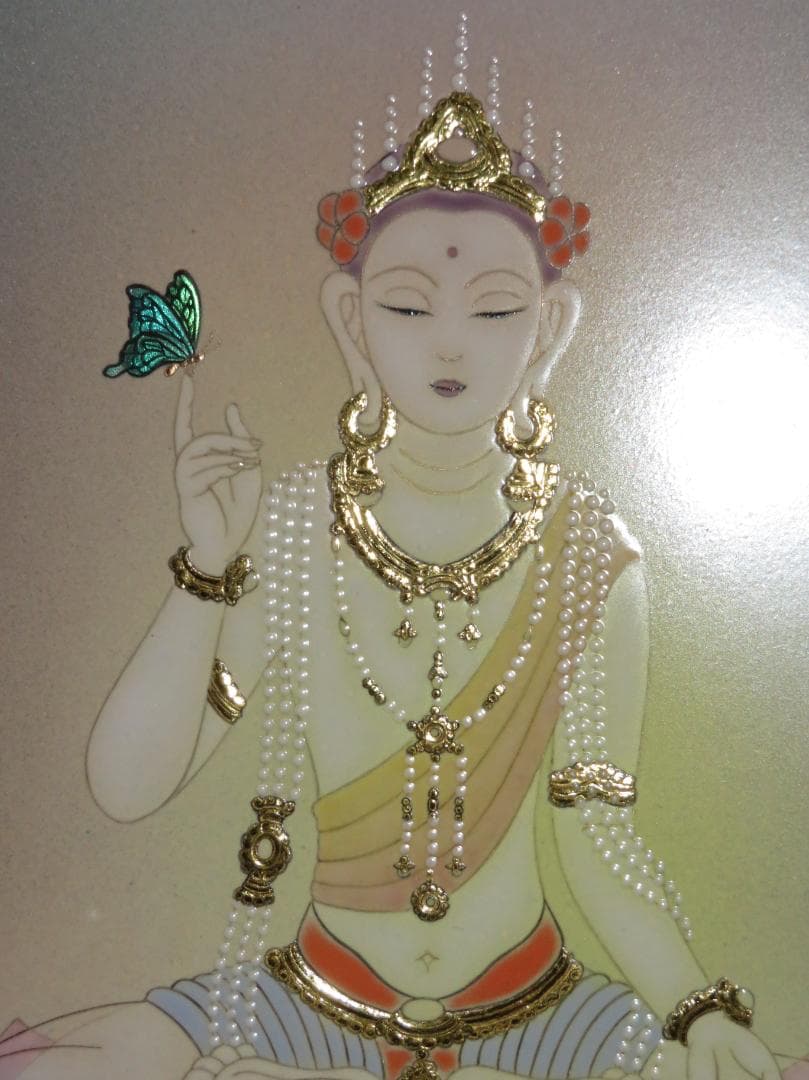 ◆　草場一壽　「大調和」（仮題）　ダライ・ラマ　陶彩画　原画　価格応談します　◆