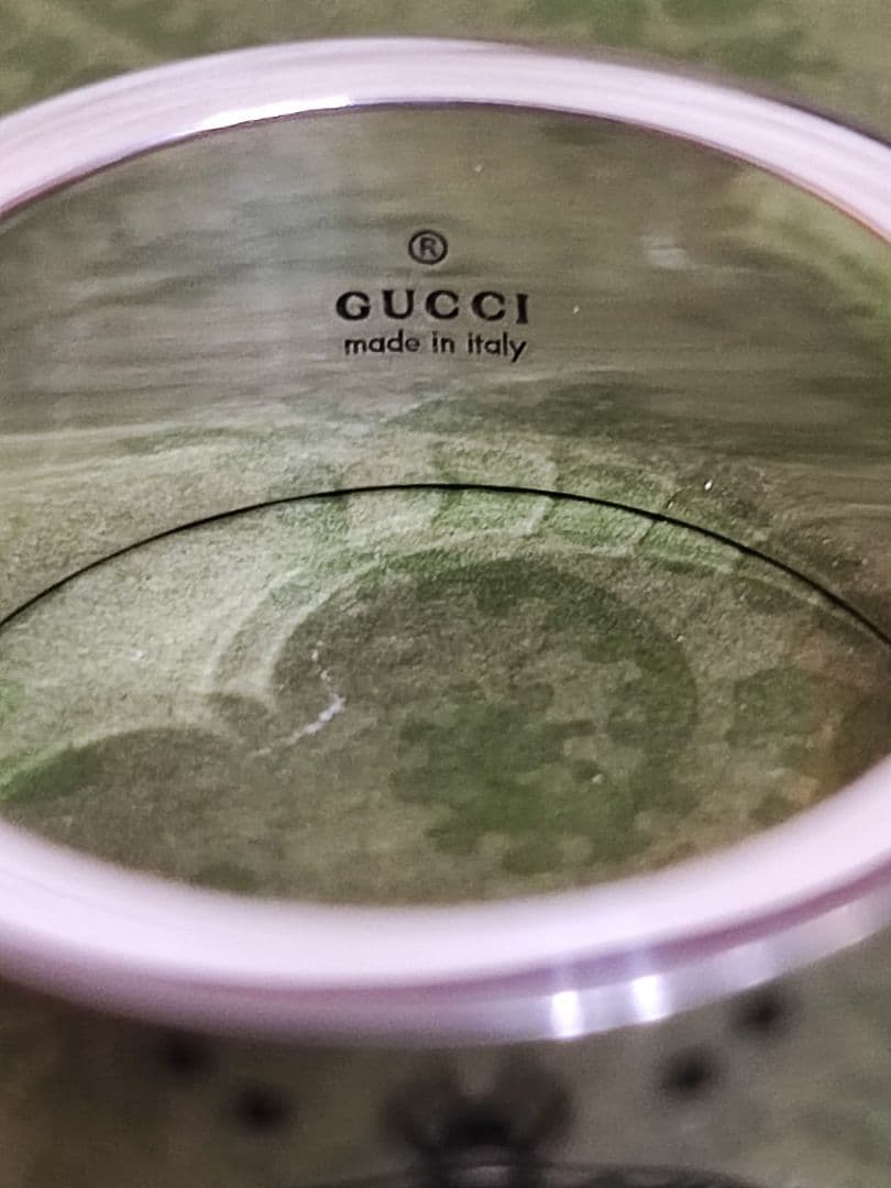 新品 GUCCI グッチ 指輪 シルバー リング GG＆ビー 蜂 23