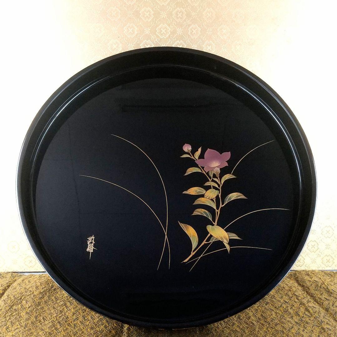 【お値下げしました！】輪島塗　蒔絵付　茶櫃　弘峰