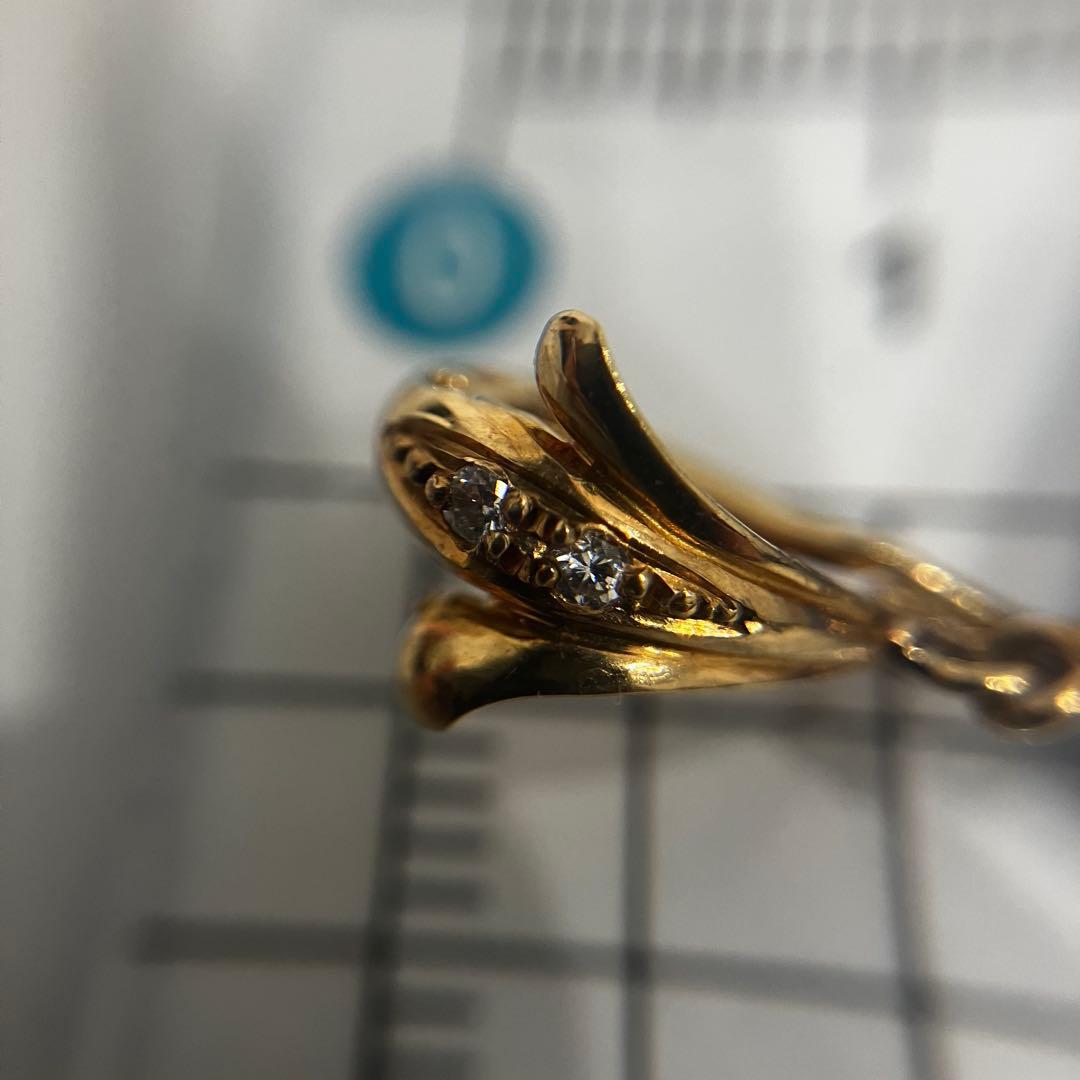 ネックレストップ　ダイヤ