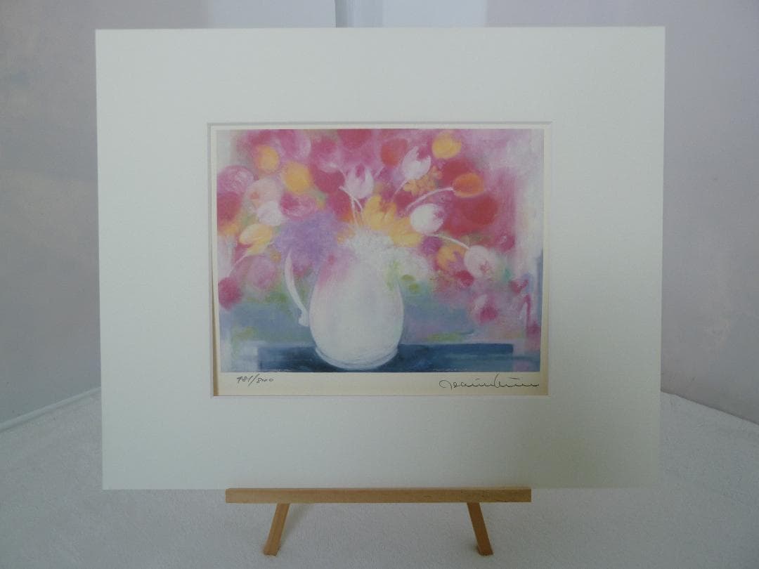 ◆美品◆ Jeannie Kimm作　窓の春 絵画