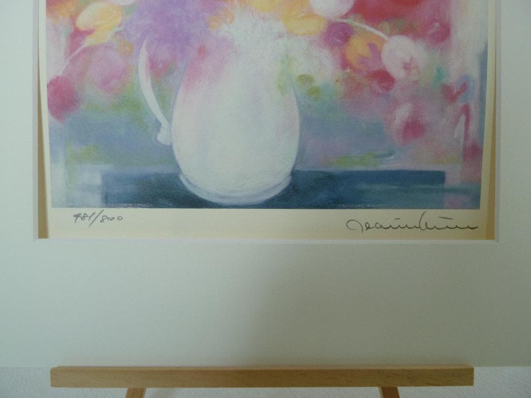 ◆美品◆ Jeannie Kimm作　窓の春 絵画