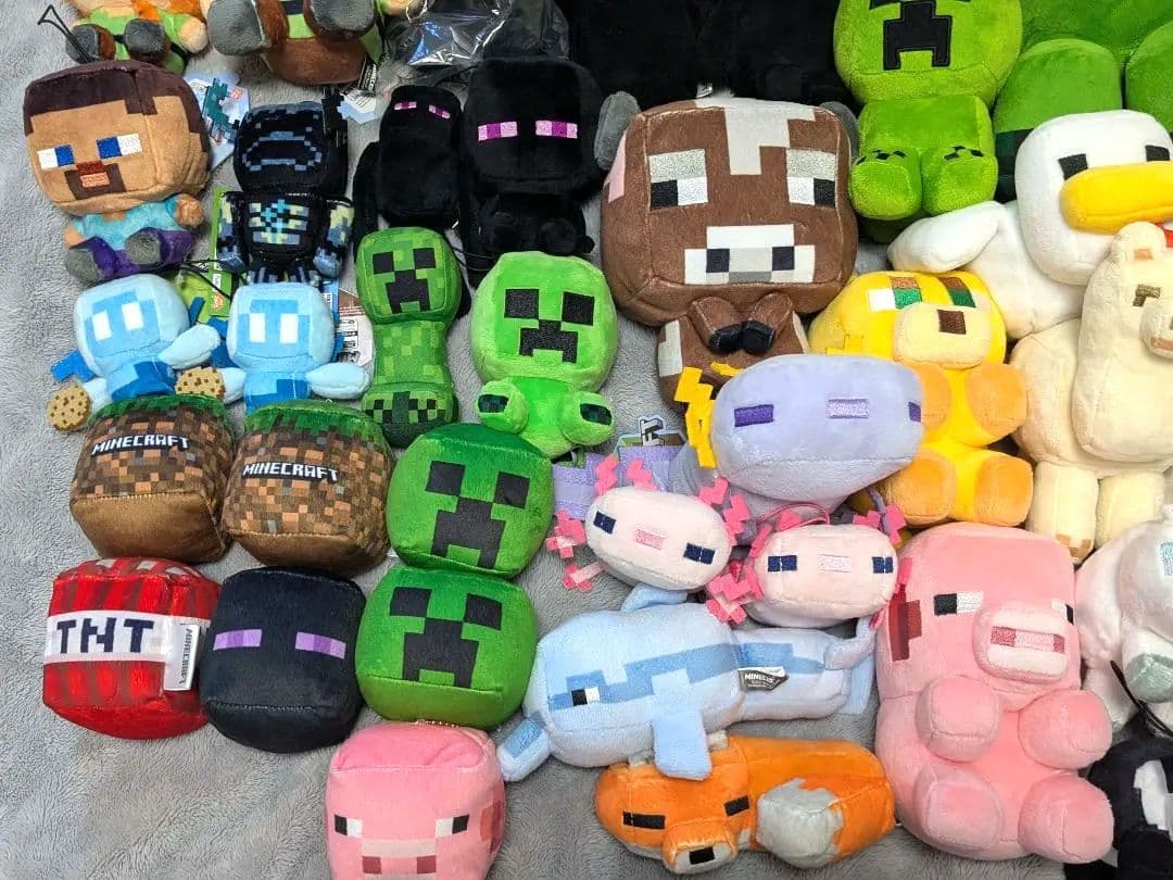 Minecraft マイクラ ぬいぐるみ クッション まとめ クリーパー ゾンビ