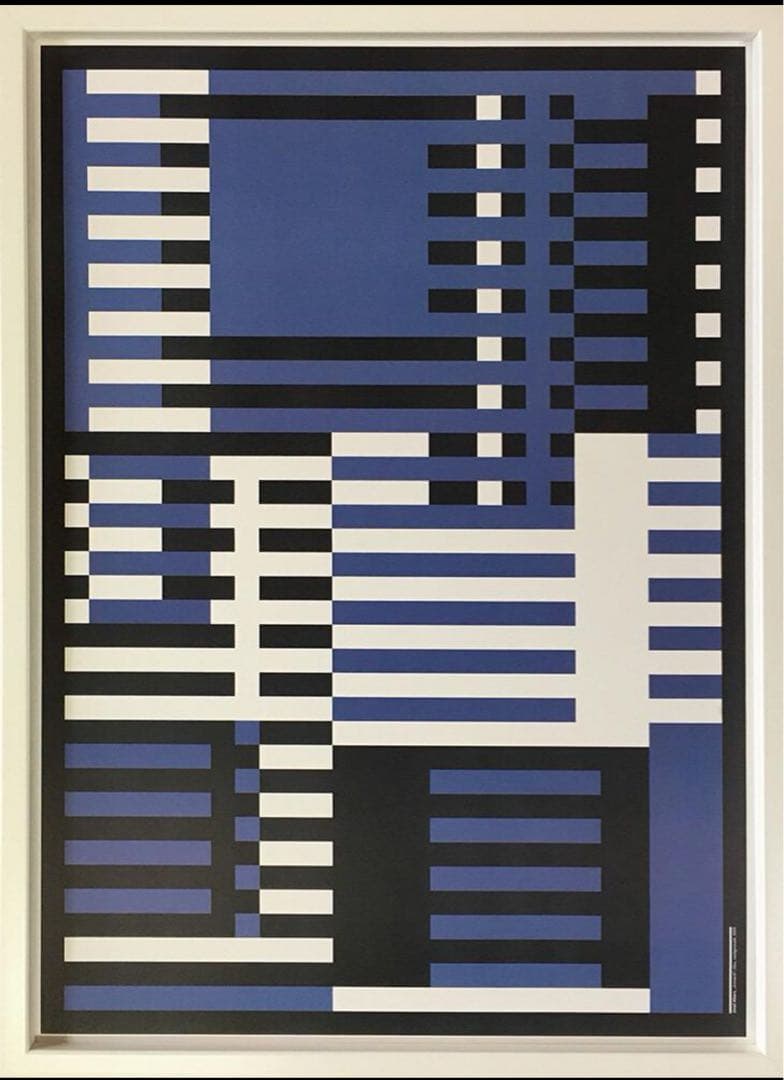 バウハウス Bauhaus 「Aufwarts」額付き　高級アートプリント