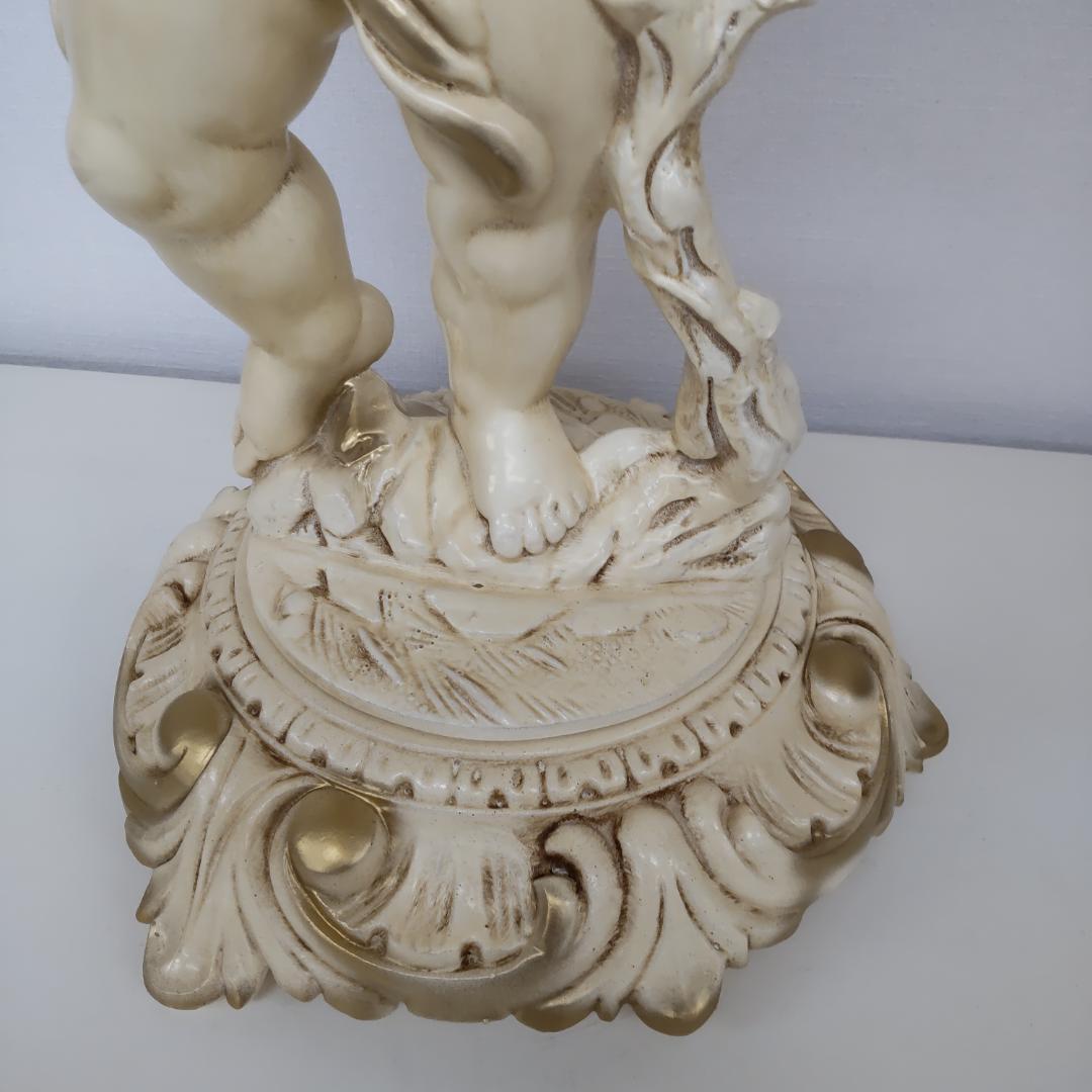 西洋アンティーク風　イタリア　サイドテーブル　組み立てテーブル　うさぎ付箋で保管