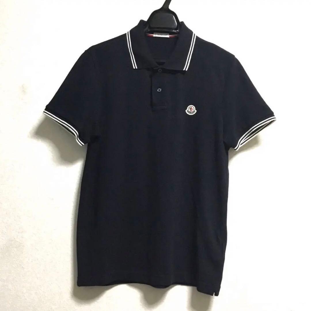 ✨極美✨ MONCLER モンクレール ポロシャツ ブラック レディースS
