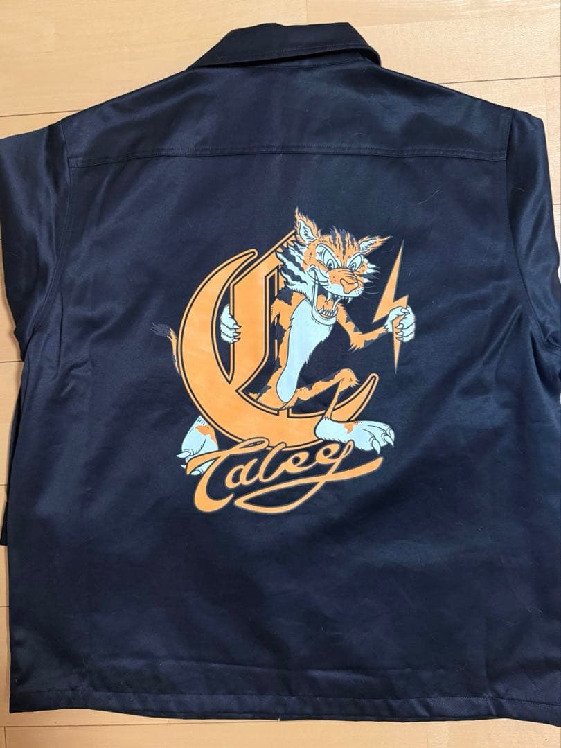 新品 CALEE タイガーボルト 刺繍 ジャケット　XL