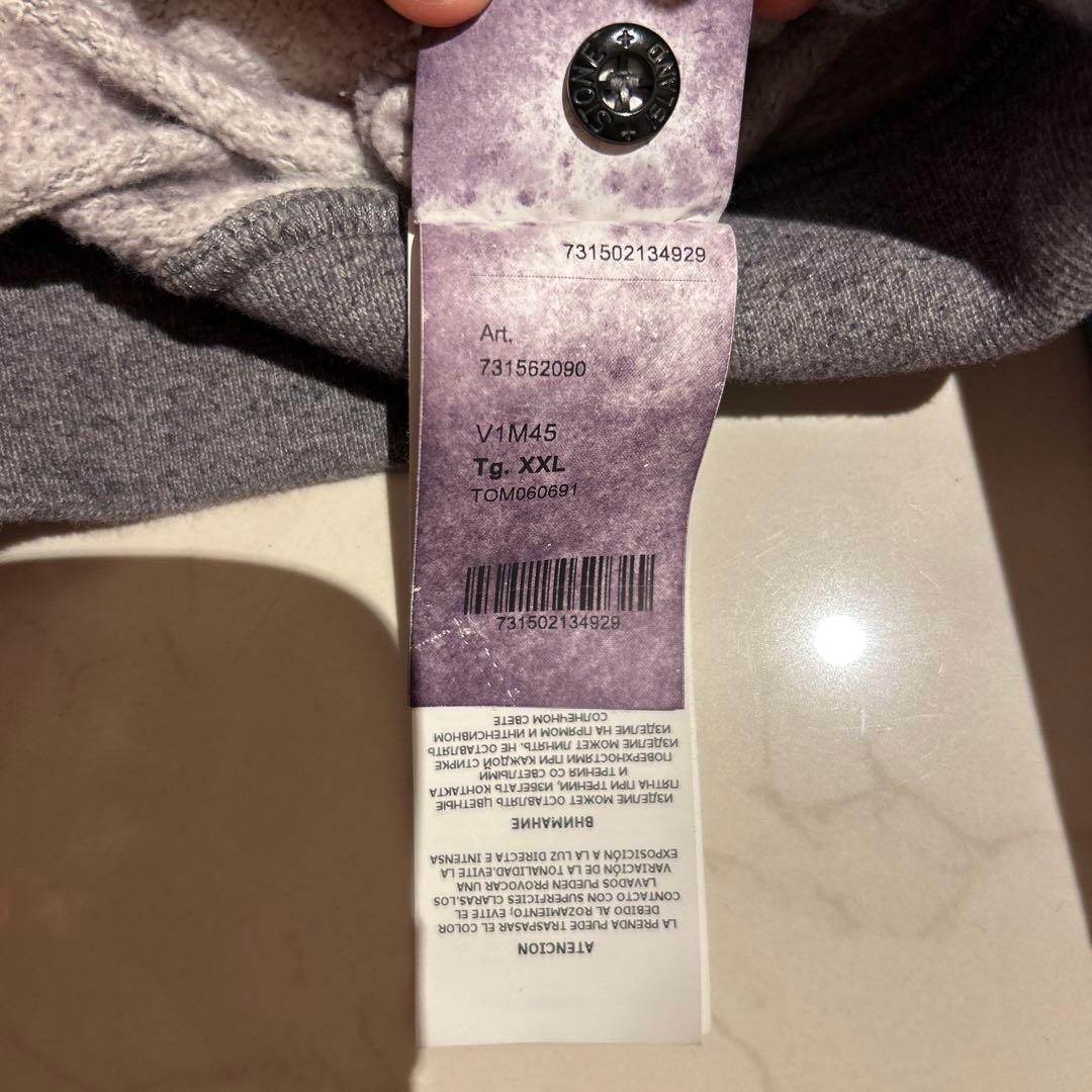 正規　stone  ストーンアイランドパーカー　　ダストカラーXXL