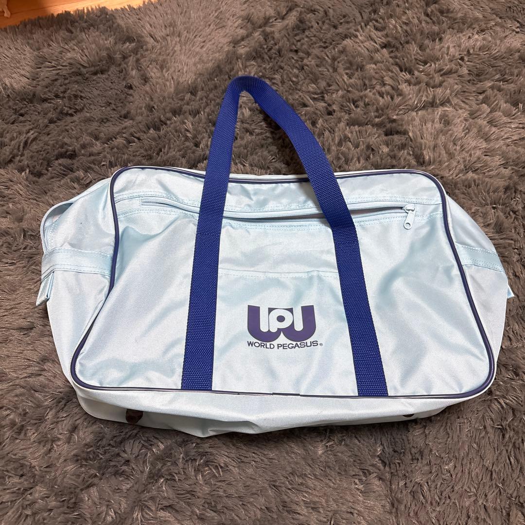 【ワッぺ】WORLD PEGASUS ダッフルバッグ 水色