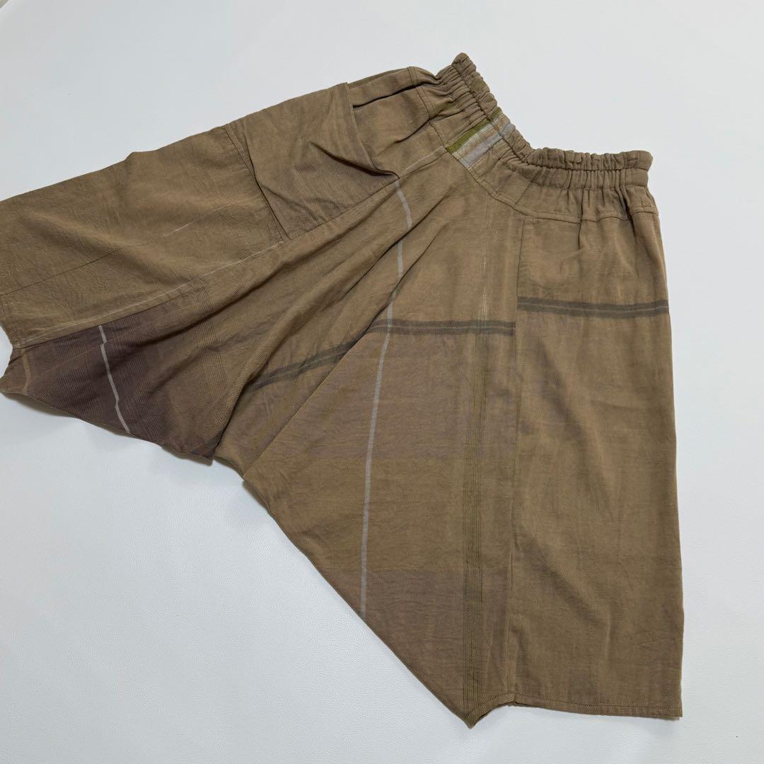 タマキニイメ サルエルパンツ タルンパンツ 日本製 コットン ベージュ系