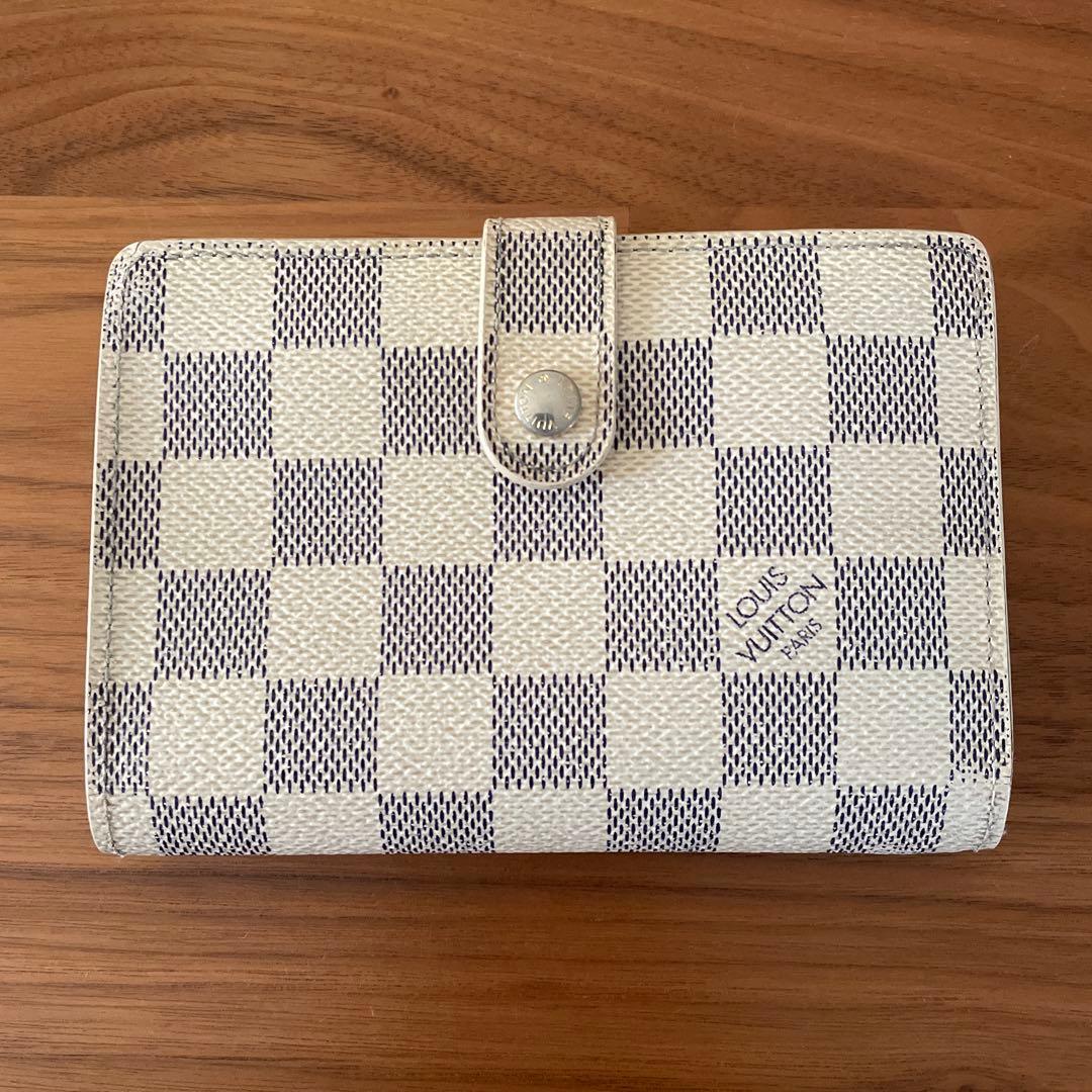 ルイ・ヴィトン ダミエアズール　二つ折り財布