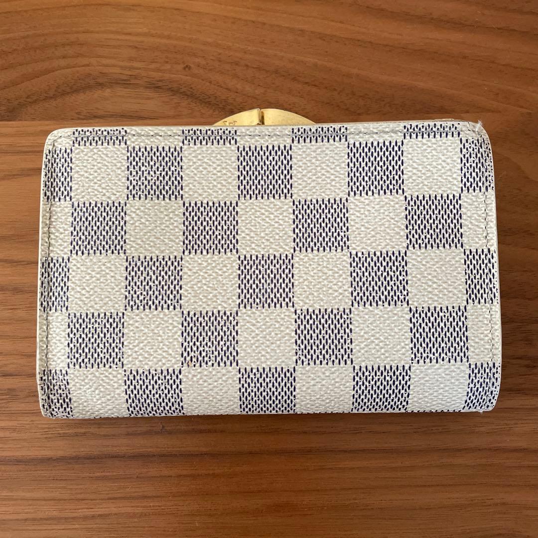 ルイ・ヴィトン ダミエアズール　二つ折り財布