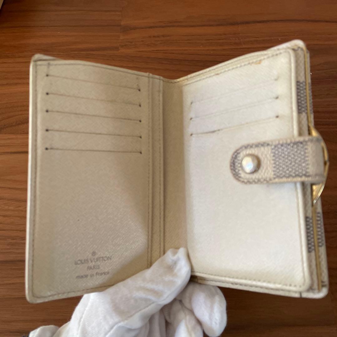 ルイ・ヴィトン ダミエアズール　二つ折り財布