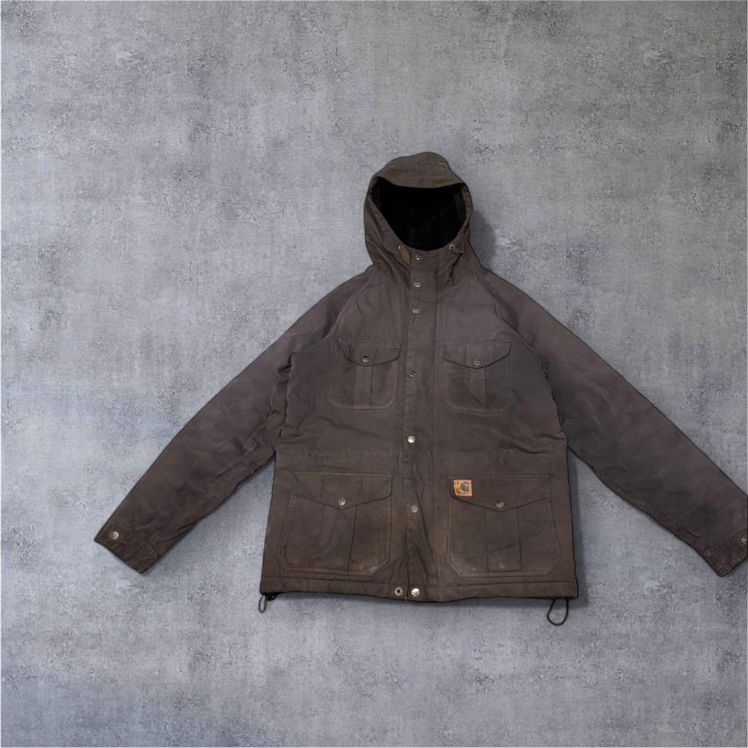 Carhartt カーハート ダック地 ワークジャケット 裏ボアM正規品フェード