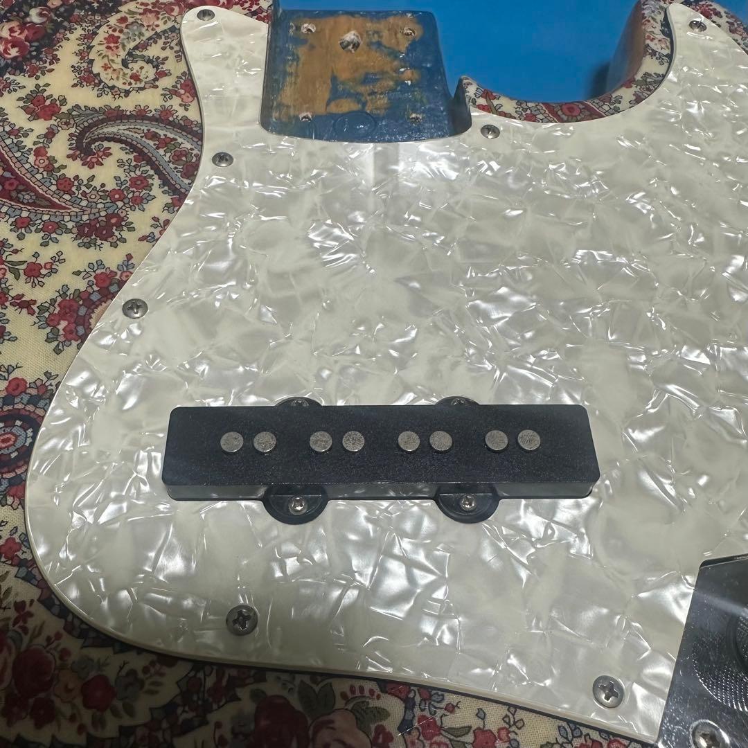 POS ジャズベースタイプ ペイズリー ジャンク リフィニッシュ