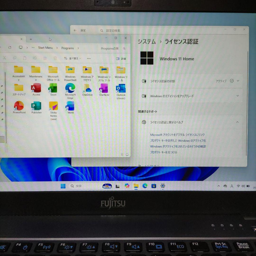 Windowsノート本体 LIFEBOOK UH75 Win11 Core i5 SSD Office