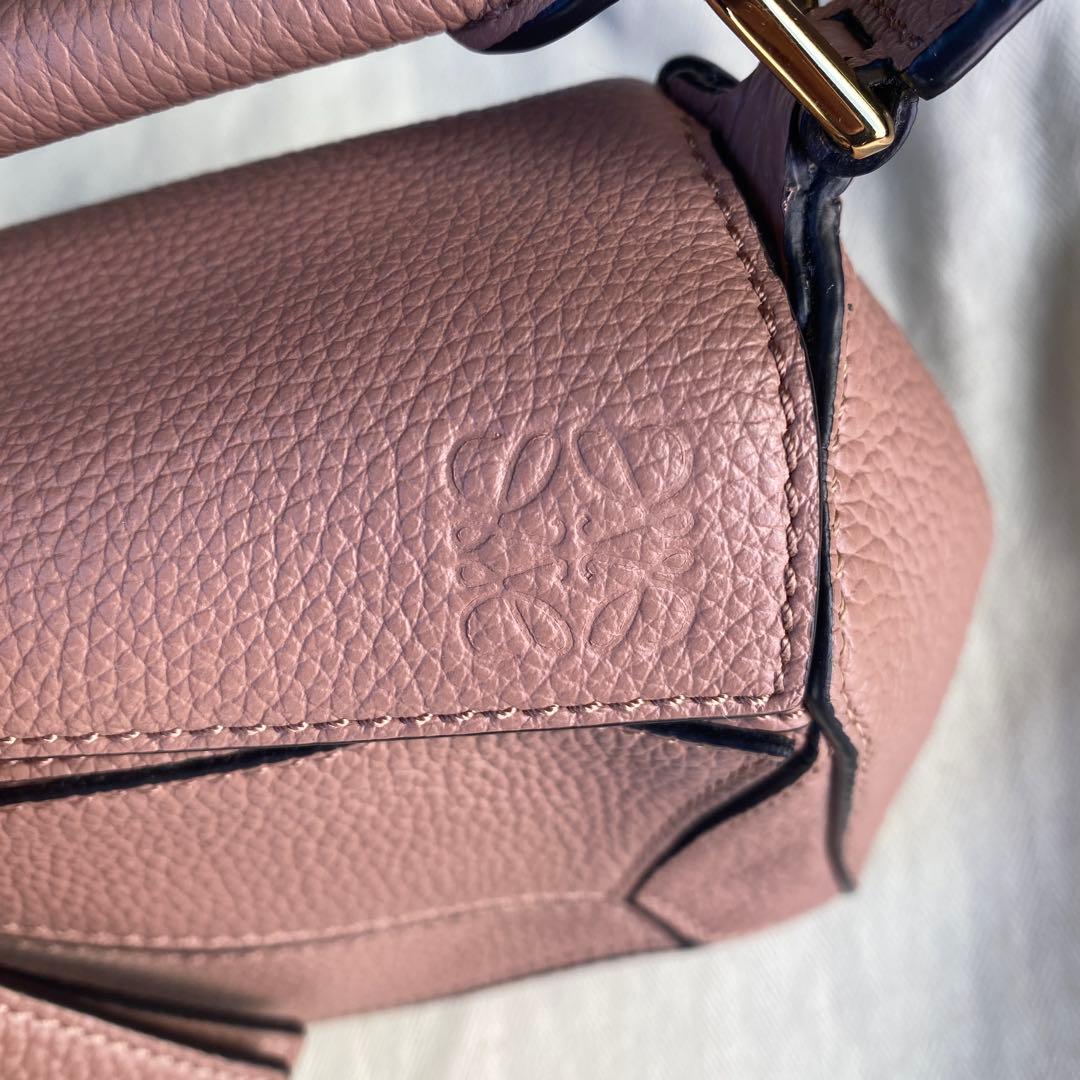 【最終値下げ】　ロエベ　パズルバッグ　ミニ　ダークブラッシュ　ストラップ欠品