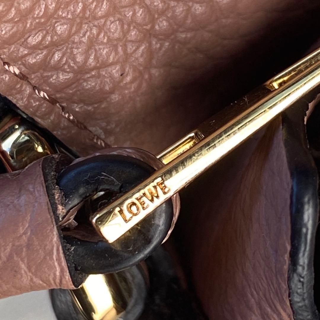 【最終値下げ】　ロエベ　パズルバッグ　ミニ　ダークブラッシュ　ストラップ欠品