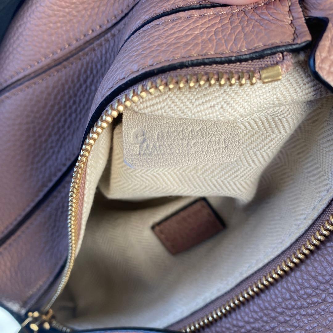 【最終値下げ】　ロエベ　パズルバッグ　ミニ　ダークブラッシュ　ストラップ欠品