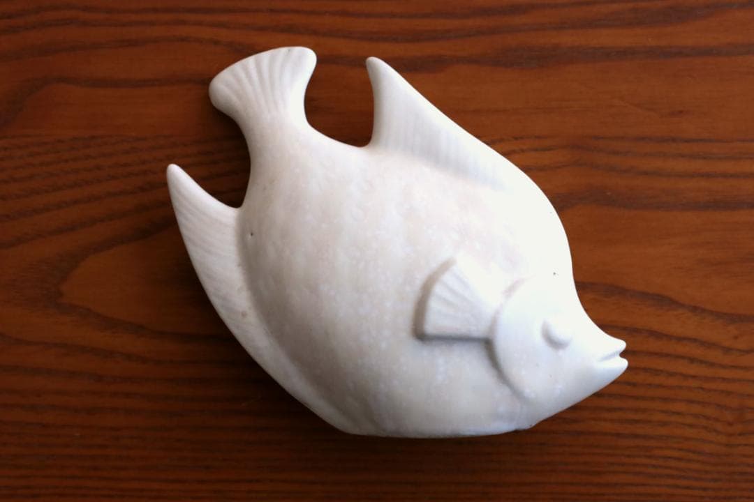 Gunnar Nylund グンナーニールンド 魚 オブジェ 白 58428
