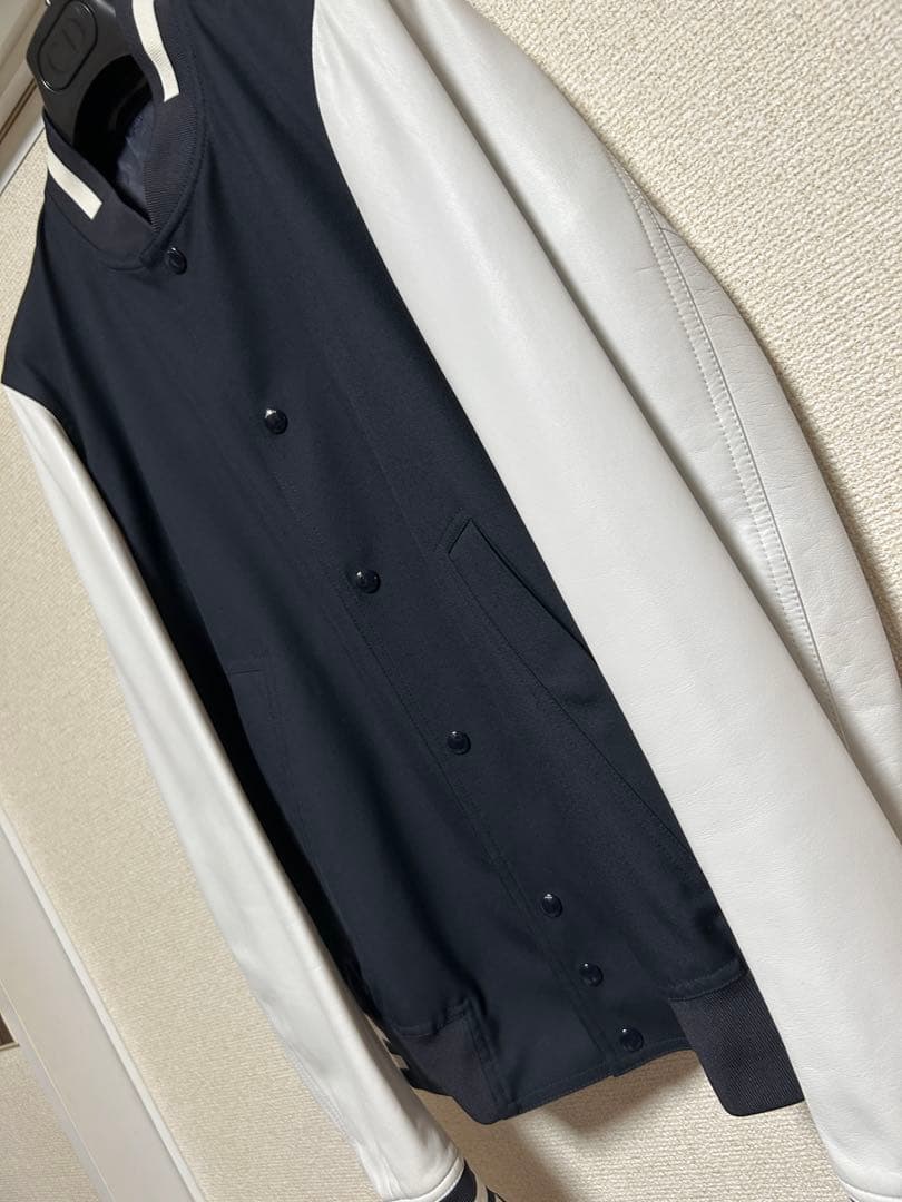 未使用に近いDior homme ディオールオム スタジャン レザー 44