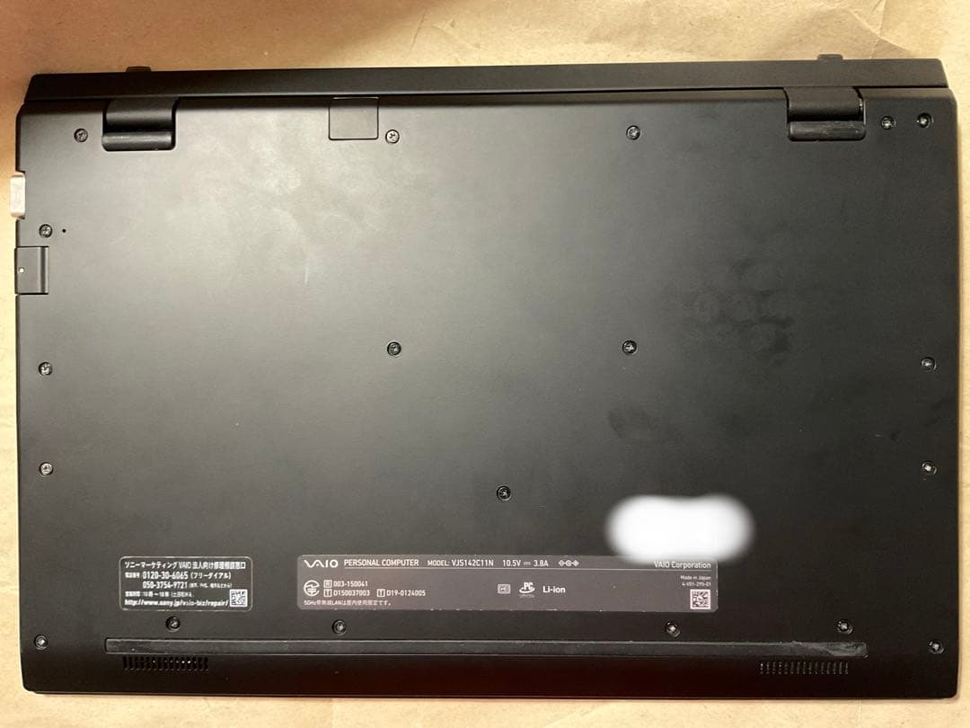 Windowsノート本体 VAIO SX14 VJS142 ALLBLACK 10710U 16GB 4K