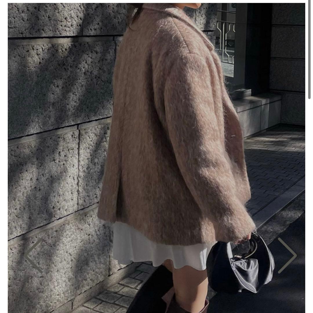 room306 シャギー　ウールテーラードジャケット