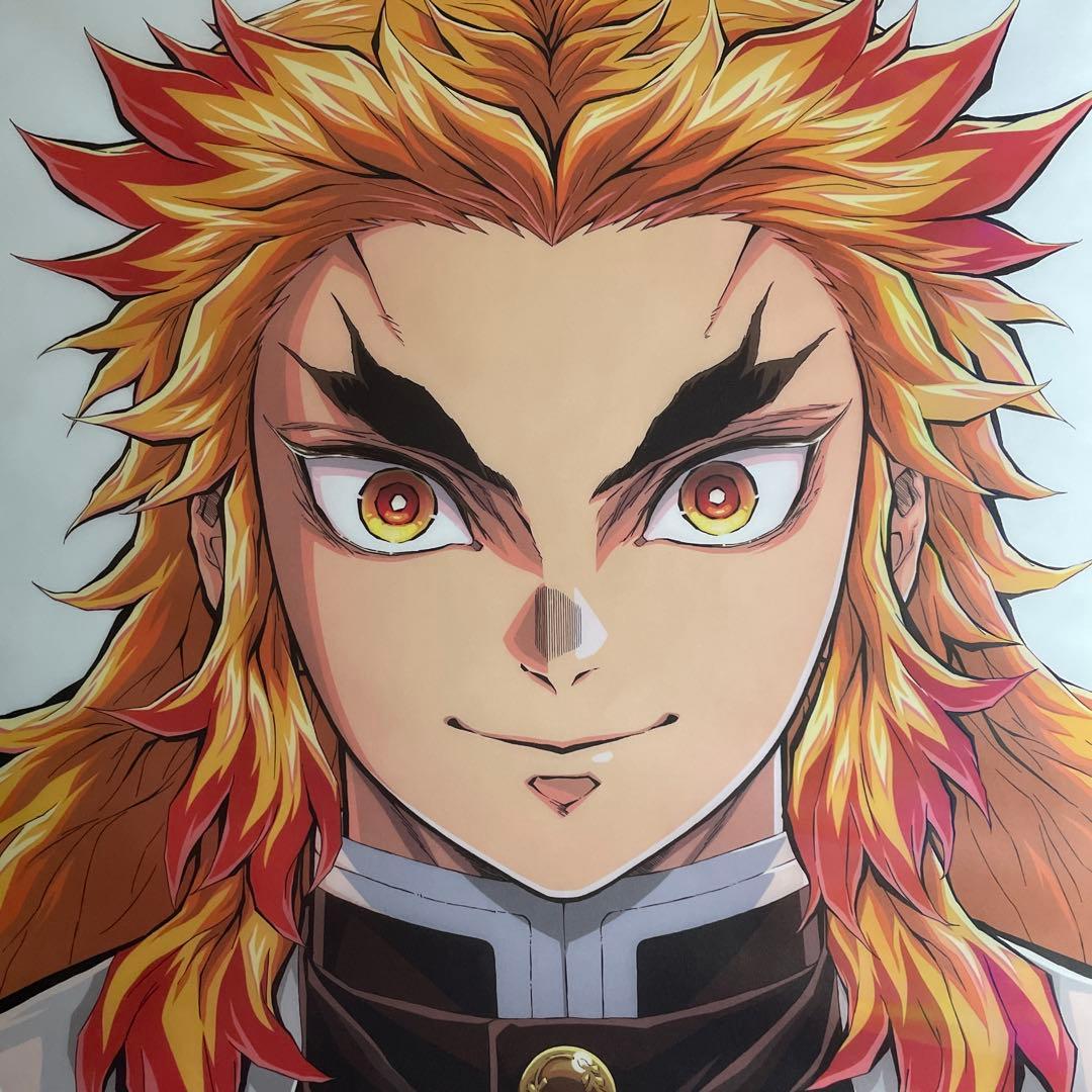 鬼滅の刃　柱展　キービジュアルプレミアムポスター　煉獄杏寿郎　B2