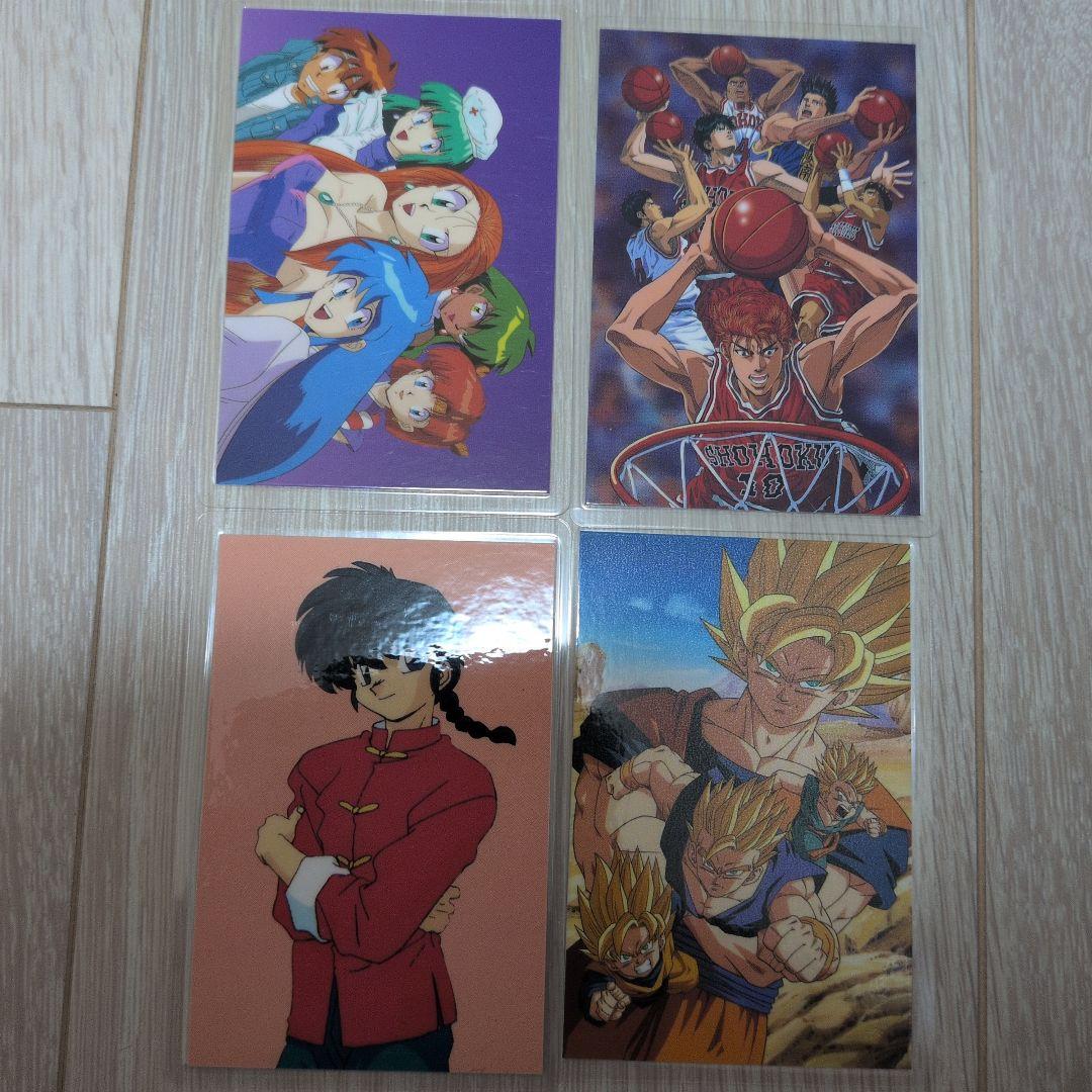 アニメキャラクターカード 4枚セット