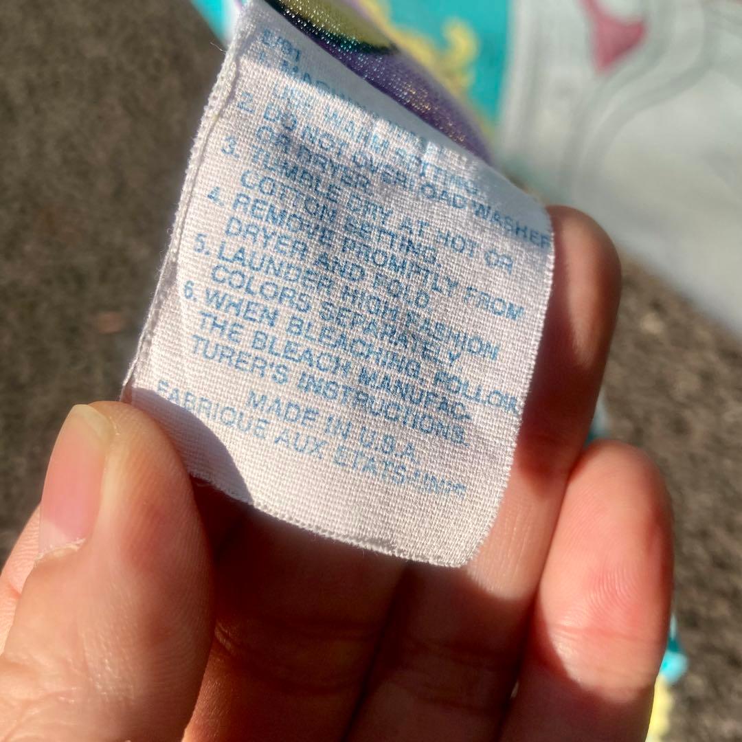 スペシャル USA製 90's ダークウィング・ダック ビンテージ 特大シーツ