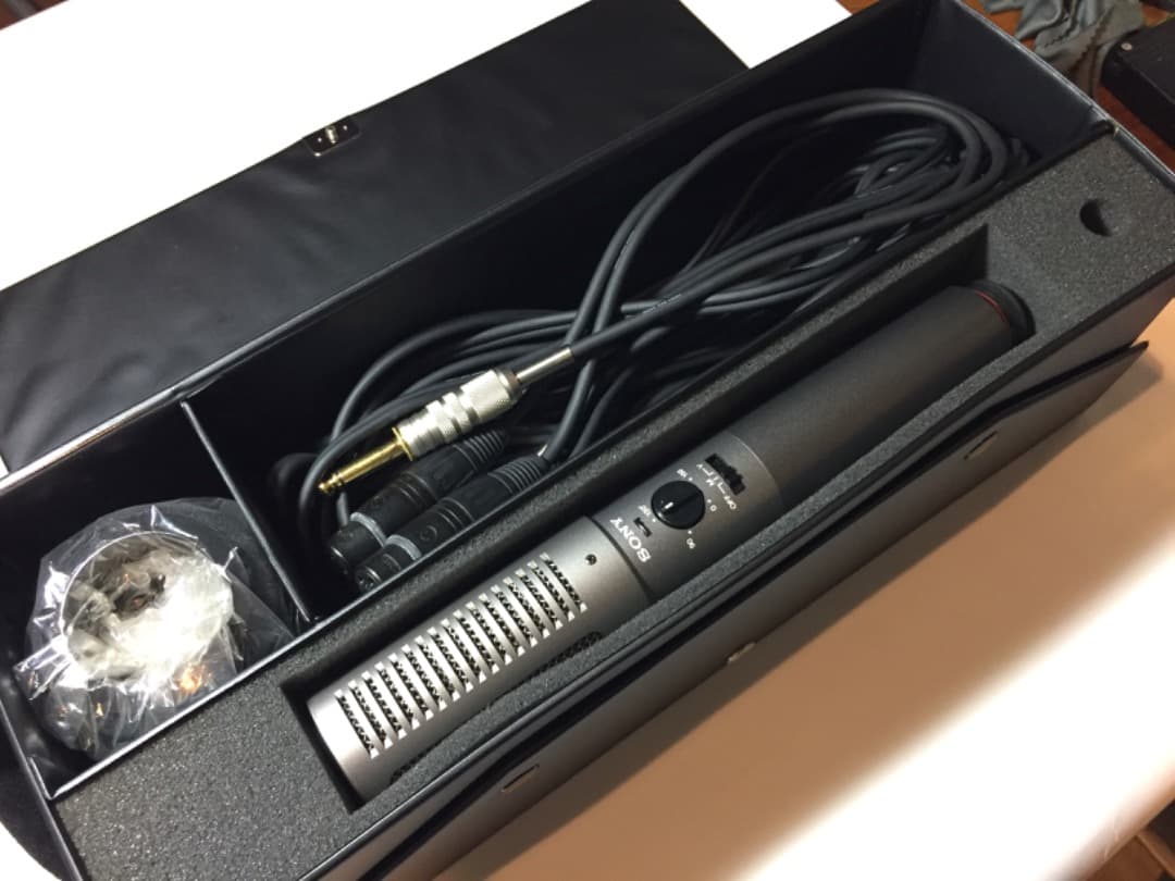 ○【超極美品】 ECM-999 SONY ソニー ステレオ コンデンサーマイク