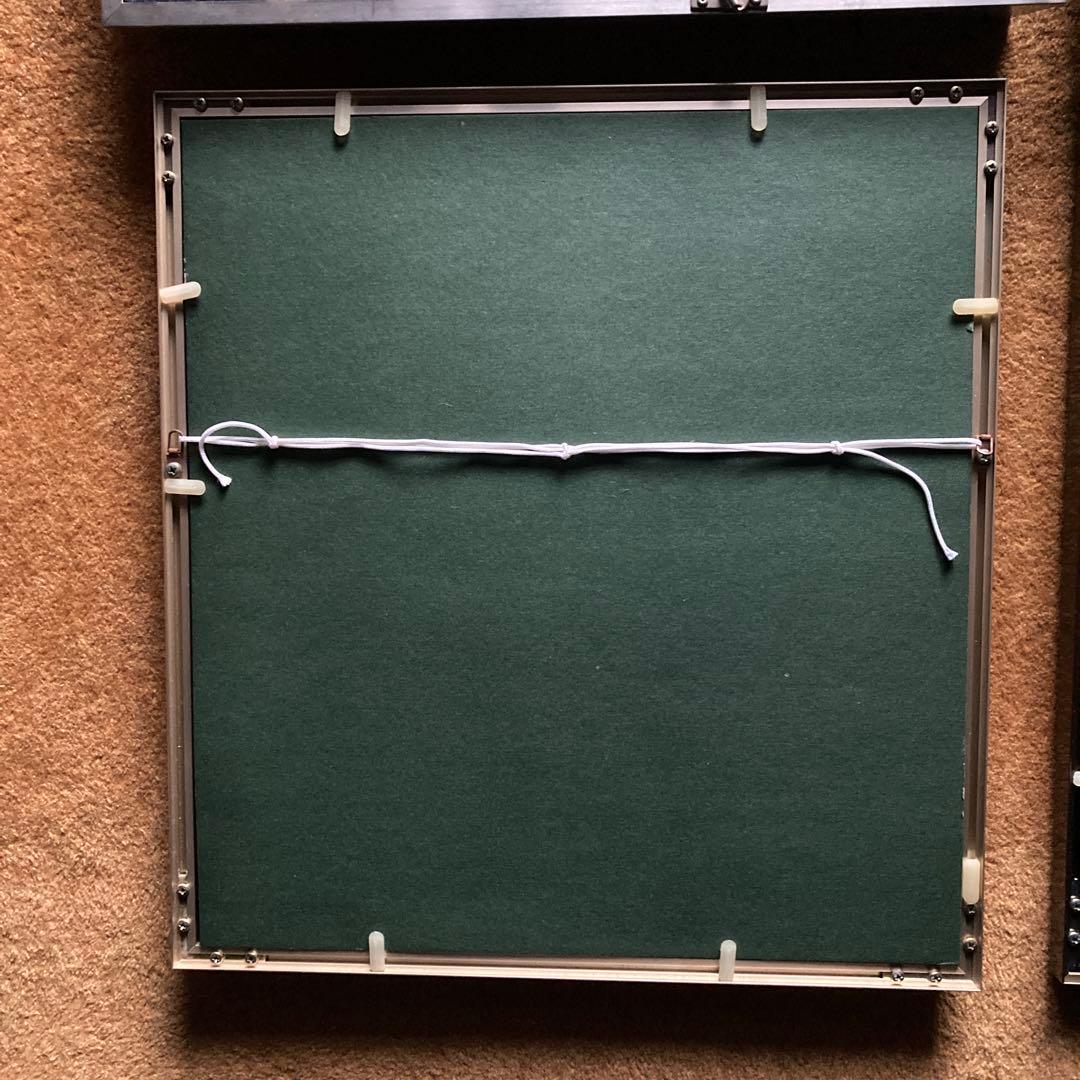 美品　高級アルミ額縁4枚セットサイズ大2枚中2枚