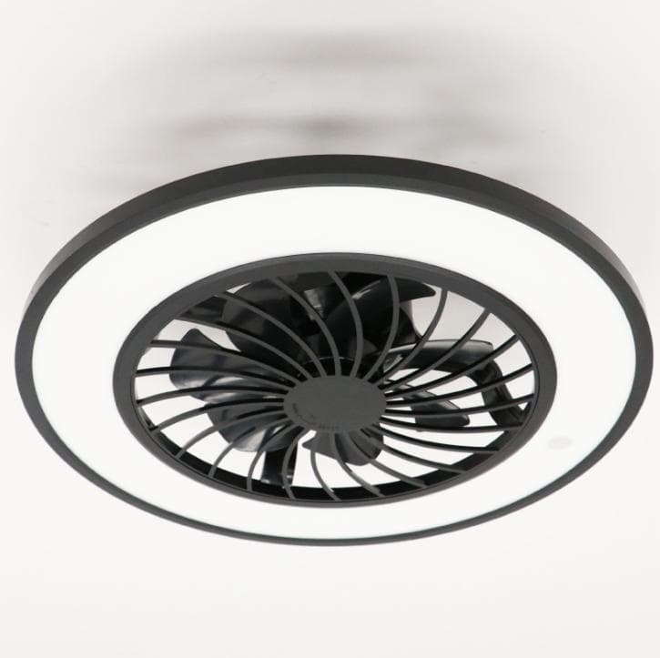 【暑さ、光熱費対策に！】LEDシーリングファンライト ブラック 1台