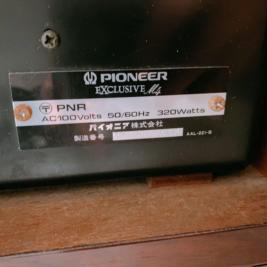 PIONEER EXCLUSIVE M4 CLASS A パワーアンプ