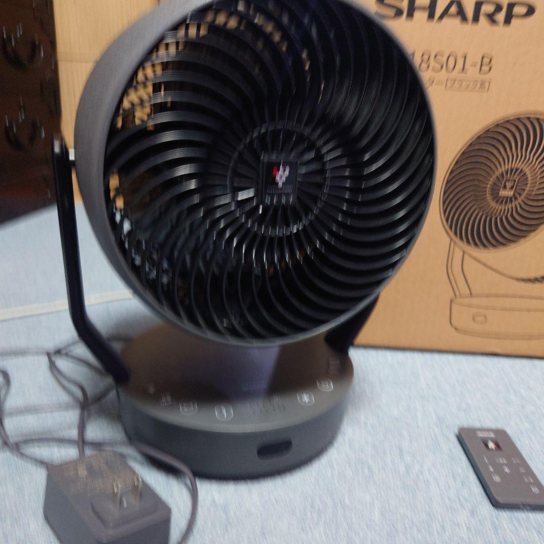 【リモ】SHARP サーキュレーター PK-18S01-B ブラック