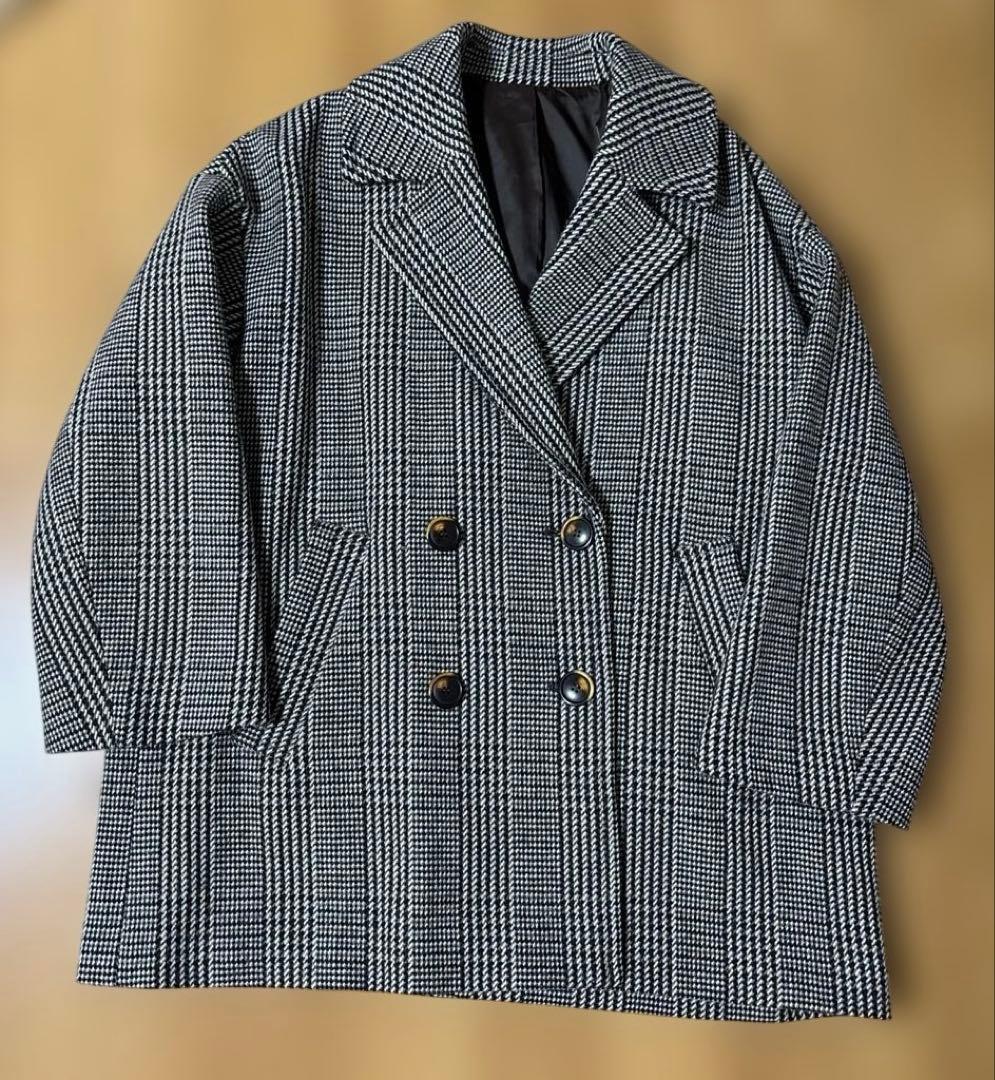 【美品】ジャーナルスタンダードレリューム　ダブルチェックコート