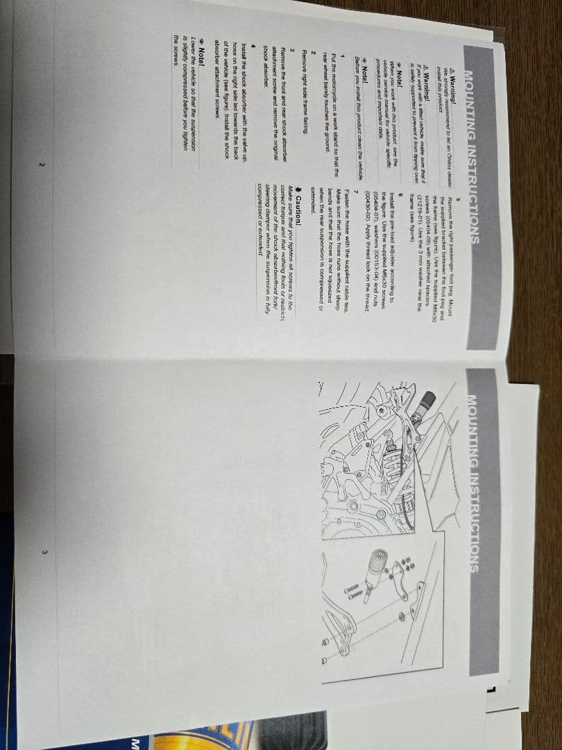 オーリンズ KA 739 サスペンション