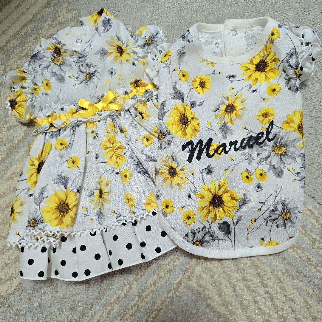 マルベル ひまわり ワンピース タンク セット Mサイズ