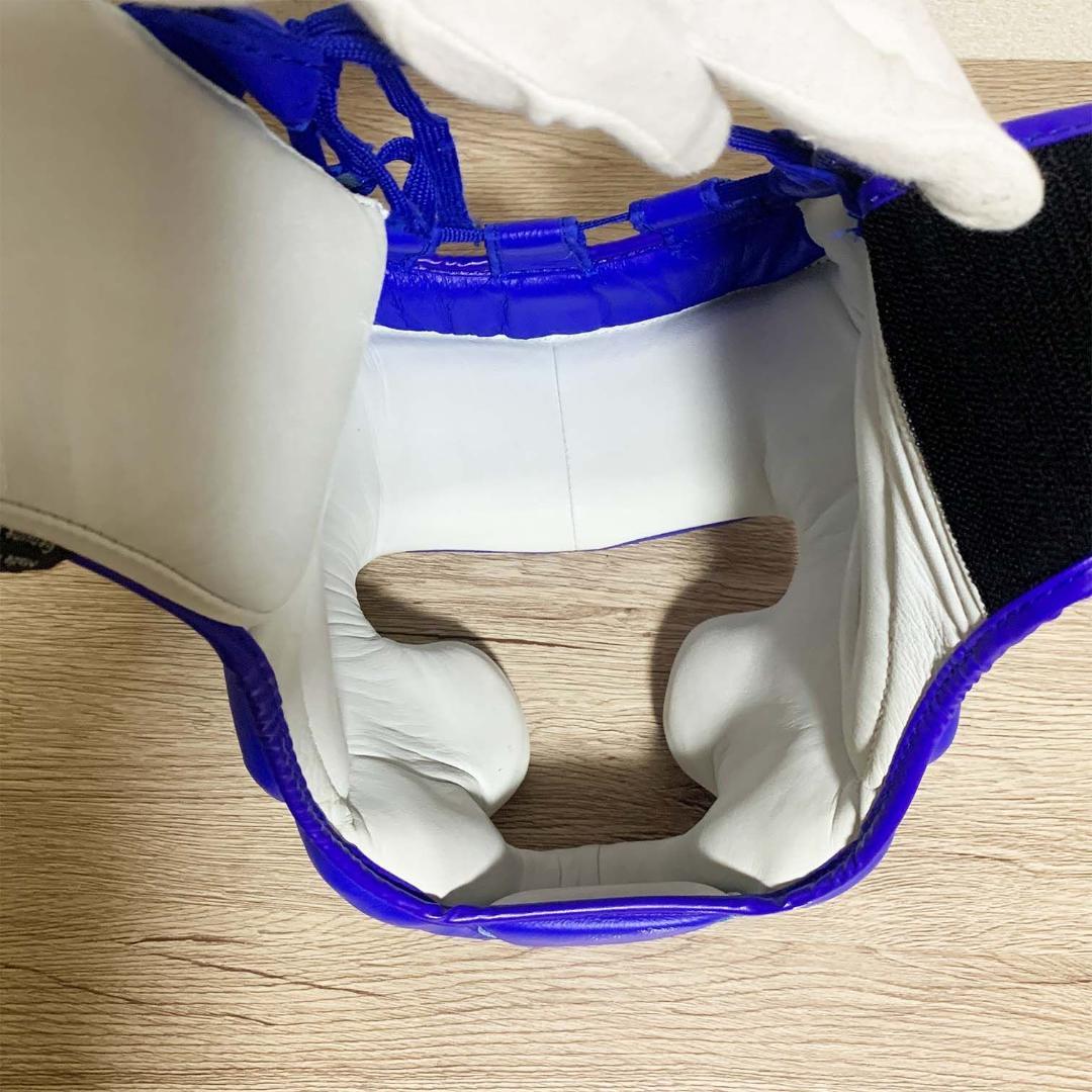 【美品】ツインズ ヘッドギア ヘッドガード 本革製 ボクシング ムエタイ