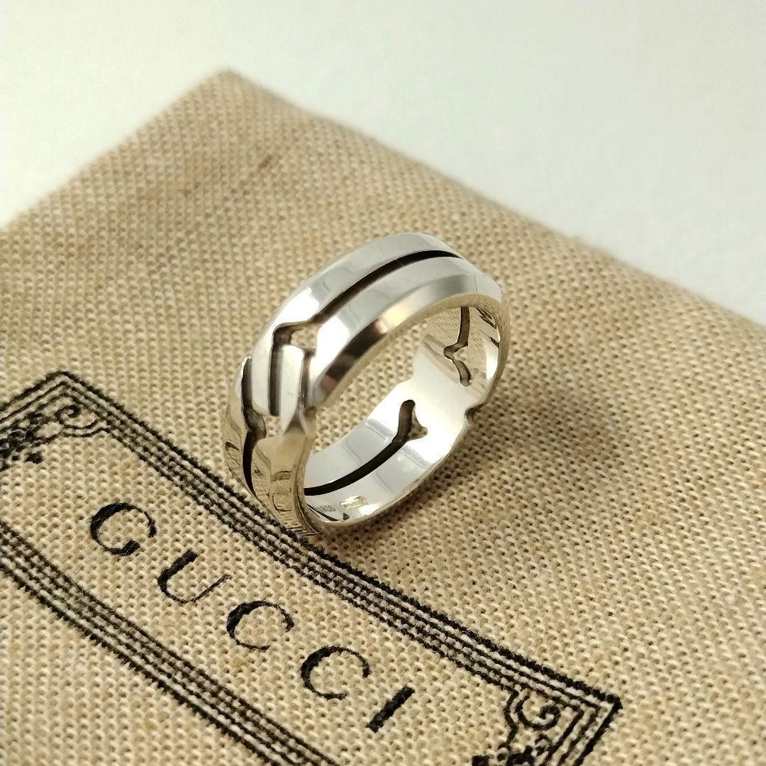 GUCCI グッチ インフィニティ ノットリング 15号 シルバー925