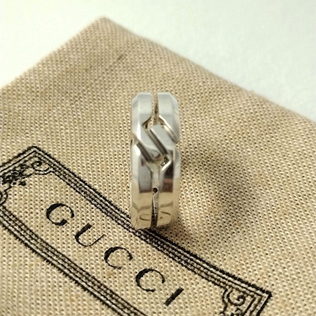 GUCCI グッチ インフィニティ ノットリング 15号 シルバー925