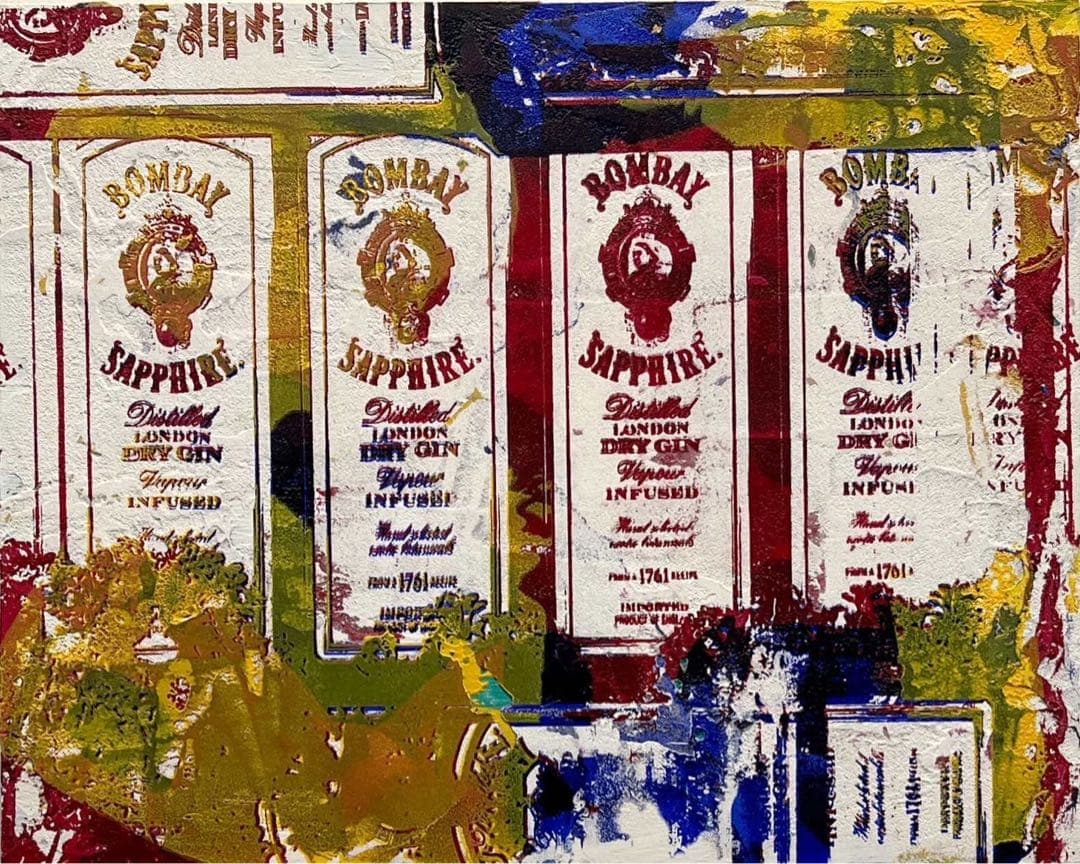 にいみひろき　「BOMBAY 」 2021制作　ミクストメディア