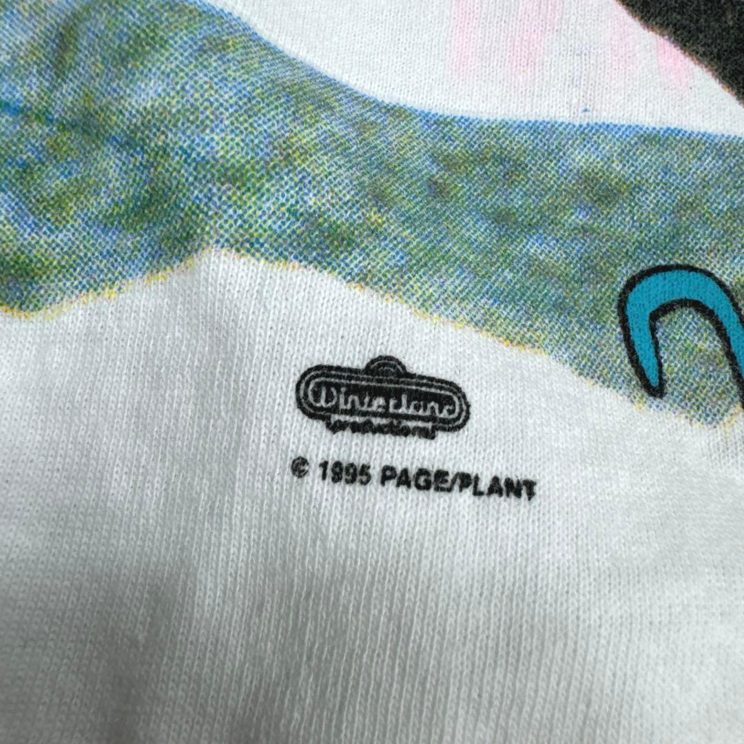 希少 90s jimmy page & robert plant ツアーTシャツ