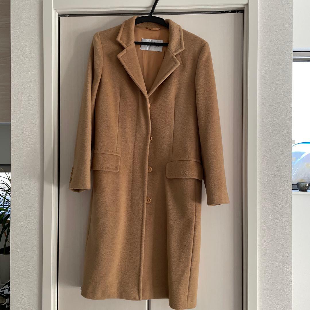 1/4迄お正月限定セールMaxMaraキャメル チェスターコート 白タグ40